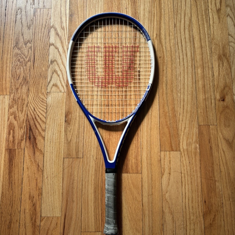Wilson nCode n26 Junior Tennis Racquet 26" 103 sq in Grip 4" Blue White Used